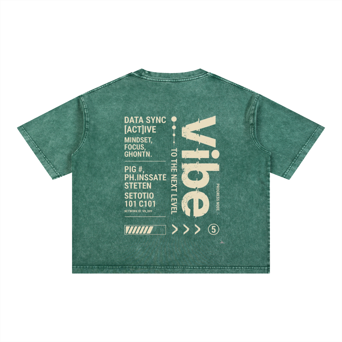 Mineral Wash Boxy Cotton T-Shirt