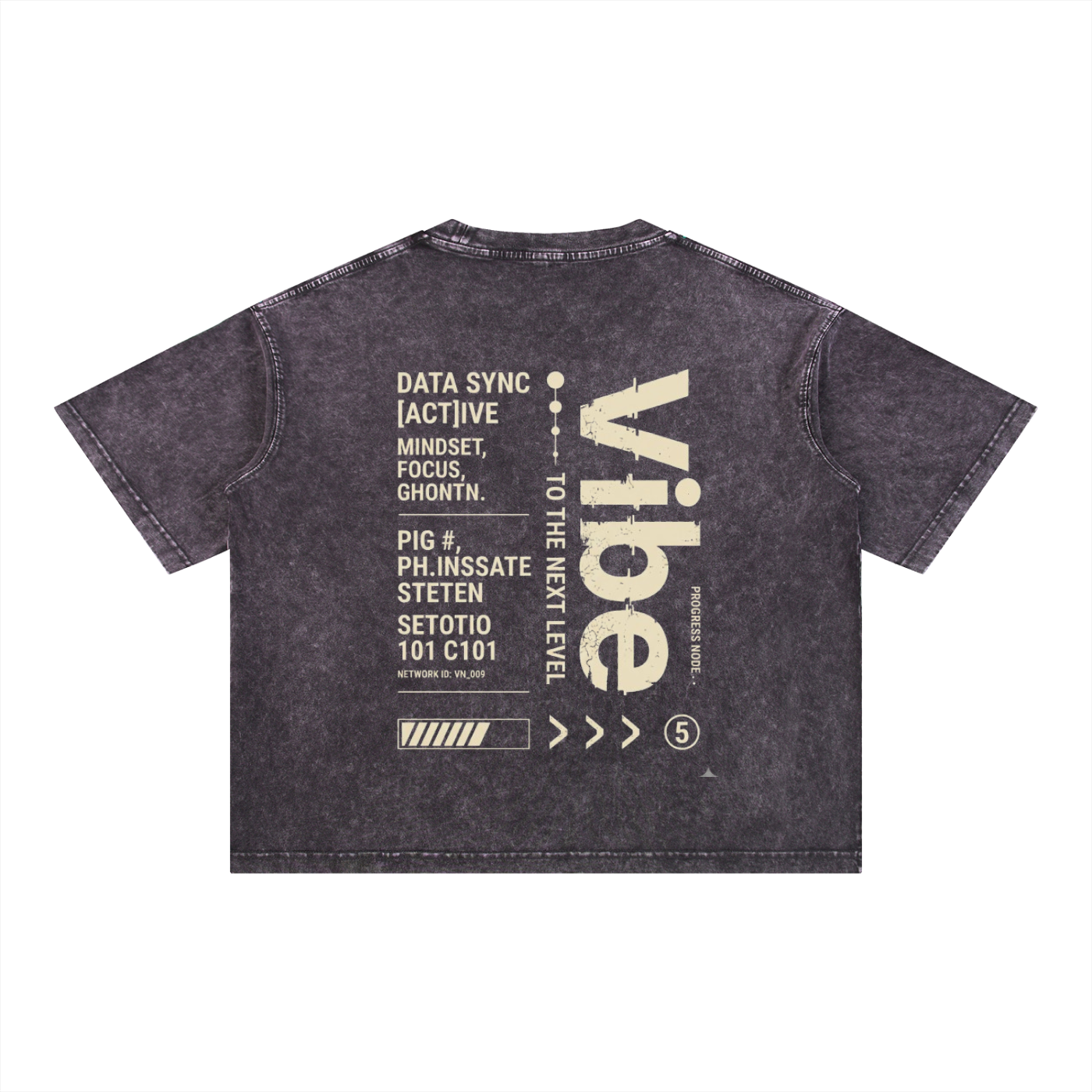 Mineral Wash Boxy Cotton T-Shirt