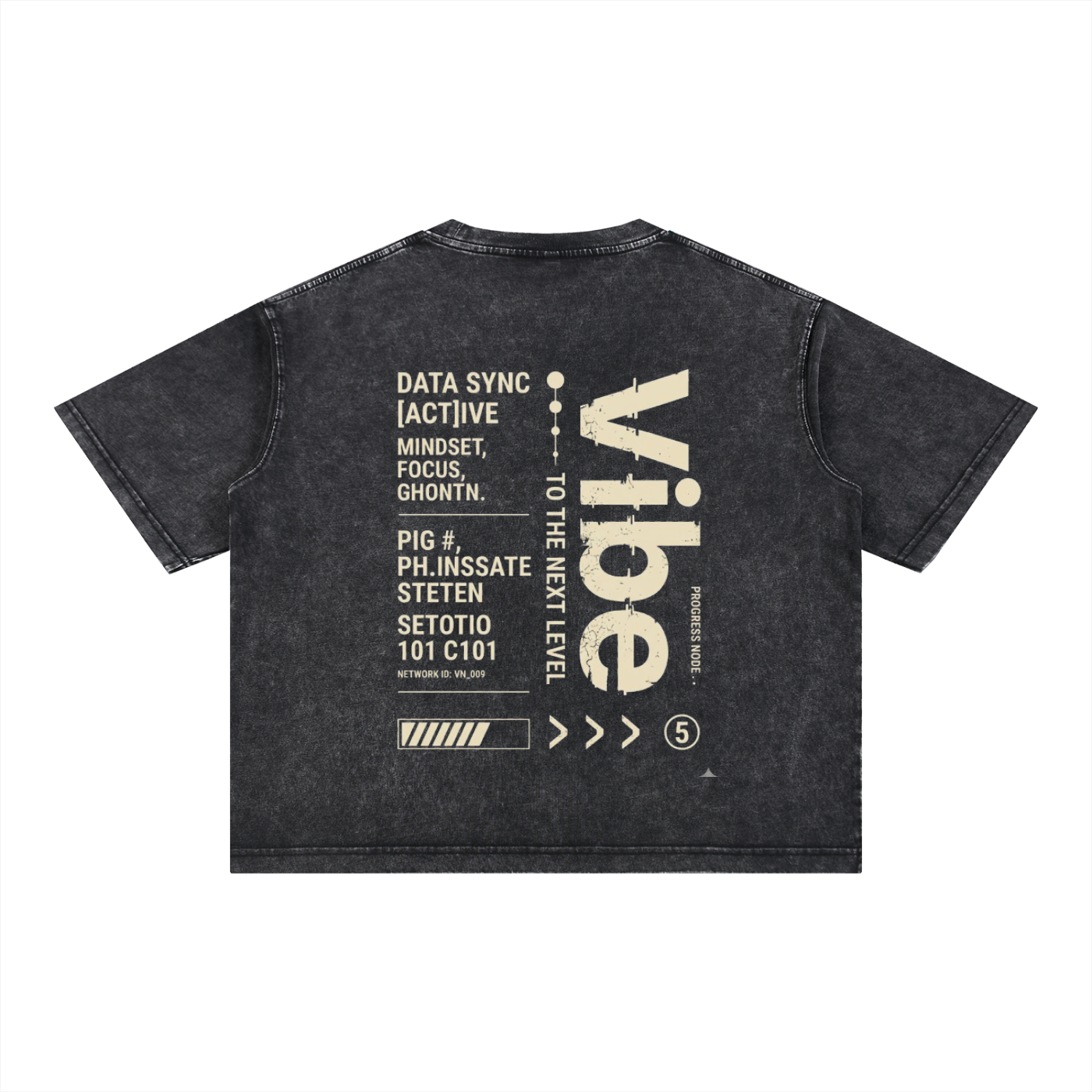 Mineral Wash Boxy Cotton T-Shirt